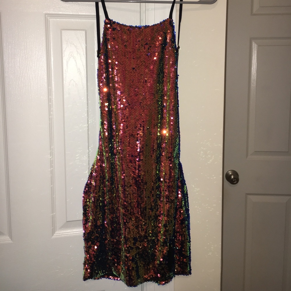 Fun sequined party dress
